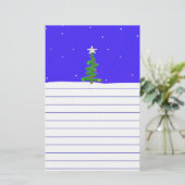 Weihnachtsbaum Briefpapier (Stehend Vorderseite)