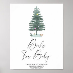 Weihnachtsbaum - Bücher für Kinderposter Poster