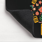Weihnachtsbaum Buchhalter Rechner Finanzen Chris Mousepad (Ecke)