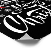 Weihnachtsbaum Buffalo Kariert Red White Green Wei Poster (Ecke)