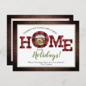 Weihnachtsbaum Buffalo Kariert Rustikales New ZUHA Postkarte (Vorne/Hinten)