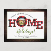 Weihnachtsbaum Buffalo Kariert Rustikales New ZUHA Postkarte (Vorderseite)