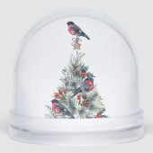 Weihnachtsbaum, Bulfinch, Weihnachten, Frohe Weihn Schneekugeln (Vorderseite)