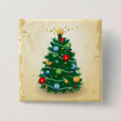 Weihnachtsbaum Button (Vorderseite)
