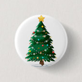 Weihnachtsbaum Button (Vorderseite)
