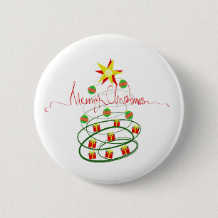 Weihnachtsbaum Button
