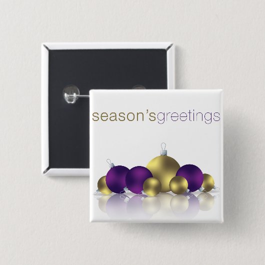 Weihnachtsbaum Button (Vorne & Hinten)