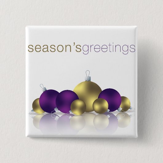 Weihnachtsbaum Button (Vorderseite)