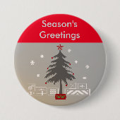 Weihnachtsbaum Button (Vorderseite)