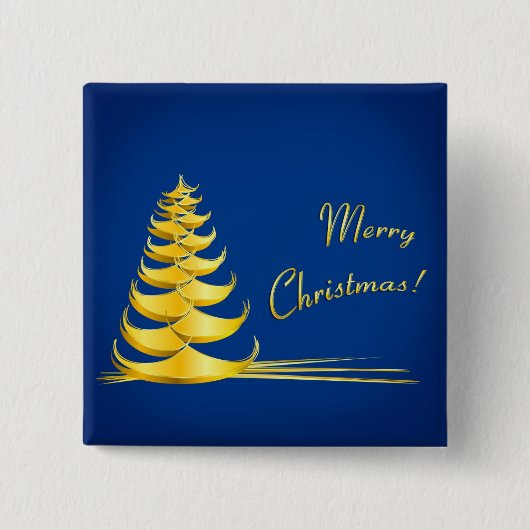 Weihnachtsbaum Button (Vorderseite)
