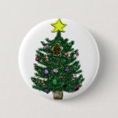 Weihnachtsbaum Button (Vorderseite)