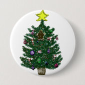 Weihnachtsbaum Button (Vorderseite)