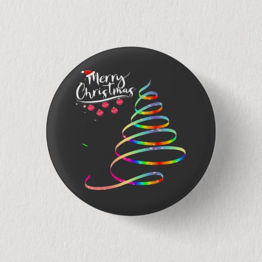 Weihnachtsbaum Button (Vorderseite)