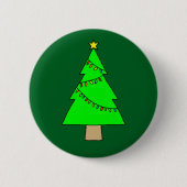 Weihnachtsbaum Button (Vorderseite)