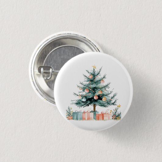 Weihnachtsbaum Button (Vorne & Hinten)