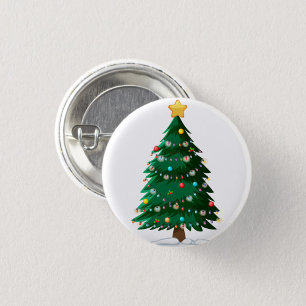 Weihnachtsbaum Button