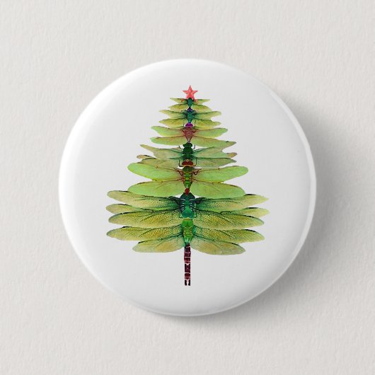 Weihnachtsbaum Button (Vorderseite)