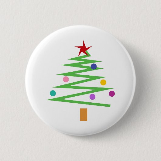 Weihnachtsbaum Button (Vorderseite)