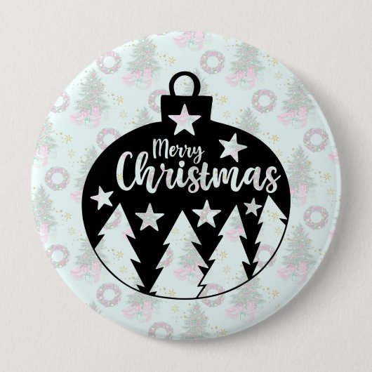 Weihnachtsbaum Button (Vorderseite)