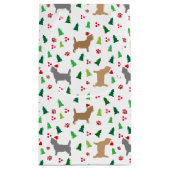 Weihnachtsbaum Cairn Terrier Dog Howliday Tree Kleine Geschenktüte (Rückseite)