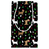 Weihnachtsbaum Cairn Terrier Dog Howliday Tree Kleine Geschenktüte (Vorderseite)