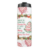 Weihnachtsbaum Cakes Thermal Tumbler Thermosbecher (Vorderseite)