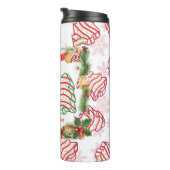 Weihnachtsbaum Cakes Thermal Tumbler Thermosbecher (Nach rechts gedreht)