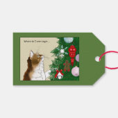 Weihnachtsbaum Calico Cat Ornaments Funny Geschenkanhänger (Vorderseite (Horizontal))