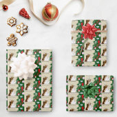 Weihnachtsbaum Calico Cat Ornaments Funny Geschenkpapier Set