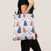 Weihnachtsbaum & Candy Cane Tote Tasche (Von Nahem)