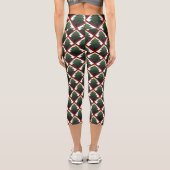 Weihnachtsbaum Capri Leggings (Rückseite)