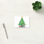 Weihnachtsbaum-Cartoon-Konzepte Post-it Klebezettel (Büro)