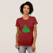 Weihnachtsbaum-Cartoon T-Shirt (Vorne ganz)