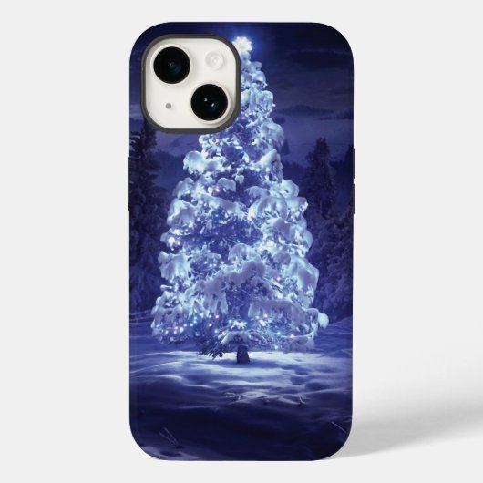 Weihnachtsbaum Case-Mate iPhone Hülle (Rückseite)