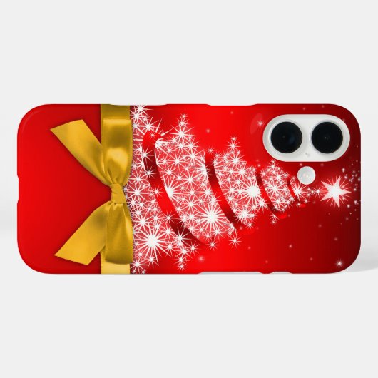 Weihnachtsbaum Case-Mate iPhone Hülle (Rückseite (Horizontal))