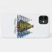 Weihnachtsbaum Case-Mate iPhone Hülle (Rückseite (Horizontal))
