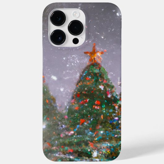 Weihnachtsbaum Case-Mate iPhone Hülle (Rückseite)