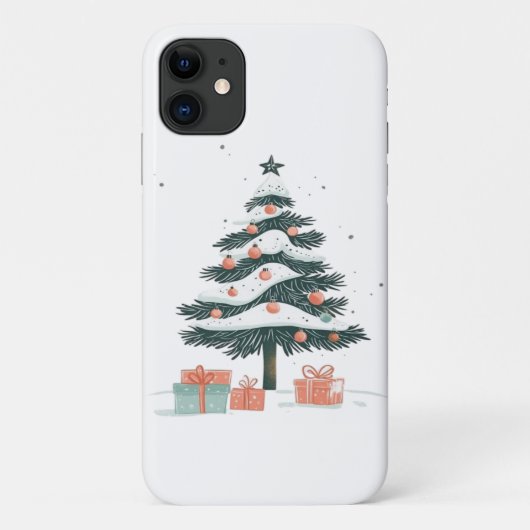 Weihnachtsbaum Case-Mate iPhone Hülle (Rückseite)