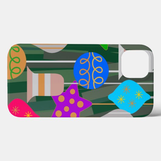 Weihnachtsbaum Case-Mate iPhone Hülle (Rückseite (Horizontal))