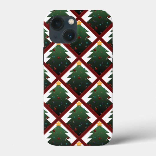 Weihnachtsbaum Case-Mate iPhone Hülle (Rückseite)
