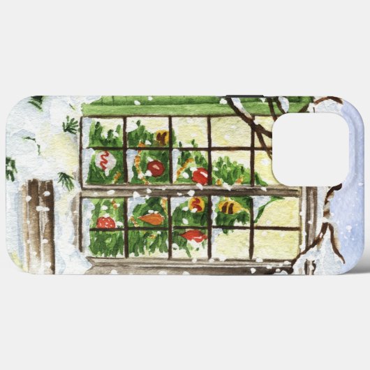 Weihnachtsbaum Case-Mate iPhone Hülle (Rückseite (Horizontal))