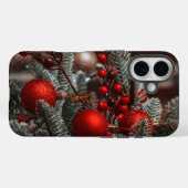 Weihnachtsbaum Case-Mate iPhone Hülle (Rückseite (Horizontal))