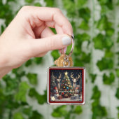 "Weihnachtsbaum-Charme" Schlüsselanhänger (Hand)