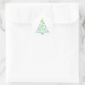 Weihnachtsbaum - Circle Sticker (Tasche)