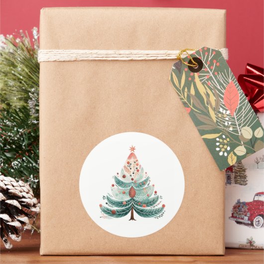 Weihnachtsbaum Classic Sticker (Feiertag)