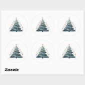 Weihnachtsbaum Classic Sticker (Blatt)