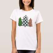 Weihnachtsbaum Collage Shirt - T-Shirt (Vorderseite)