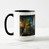 Weihnachtsbaum Combo Tasse, 15 oz Tasse (Links)