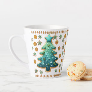 Weihnachtsbaum-Cookie Milchtasse