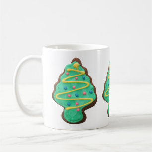 Weihnachtsbaum-Cookie-Tasse Kaffeetasse